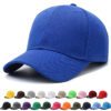 Gorra de gabardina lisa