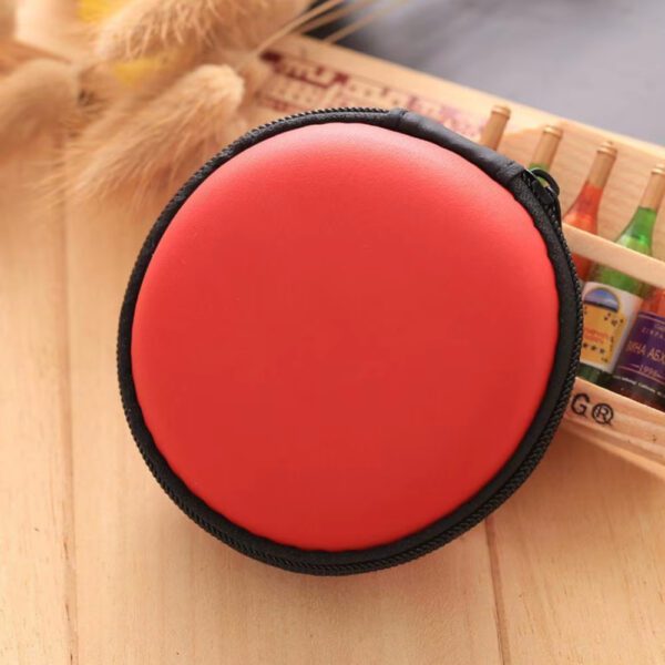 Mini Estuche Redondo Para auriculares