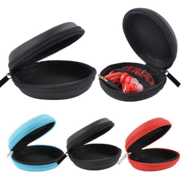 Mini Estuche Redondo Para auriculares