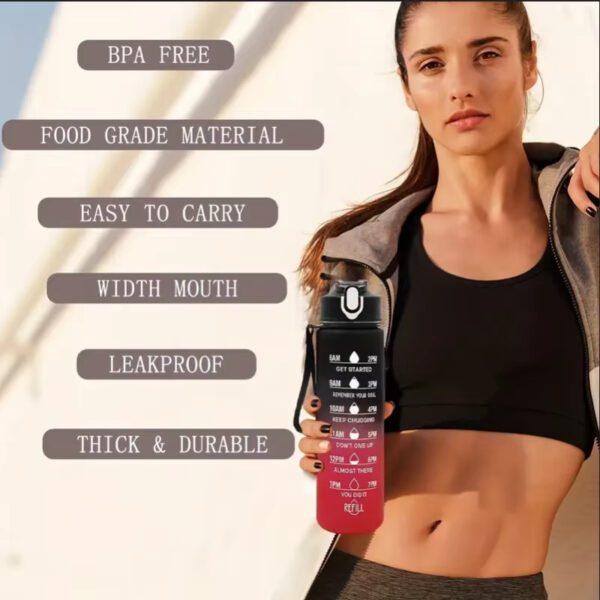 Botella de agua motivacional