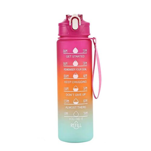 Botella de agua motivacional